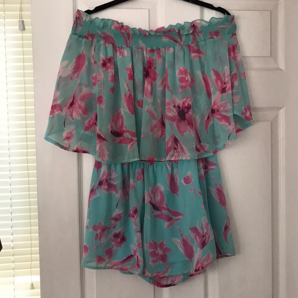 Off the shoulder romper